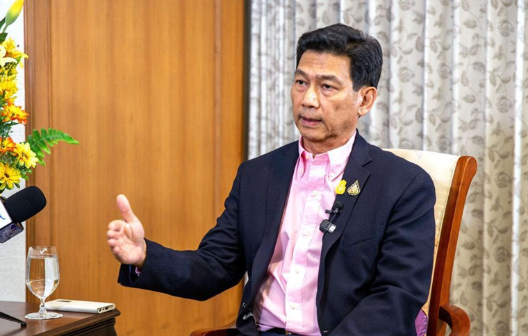 泰國副總理兼外長班比，談共建“一帶一路”倡議