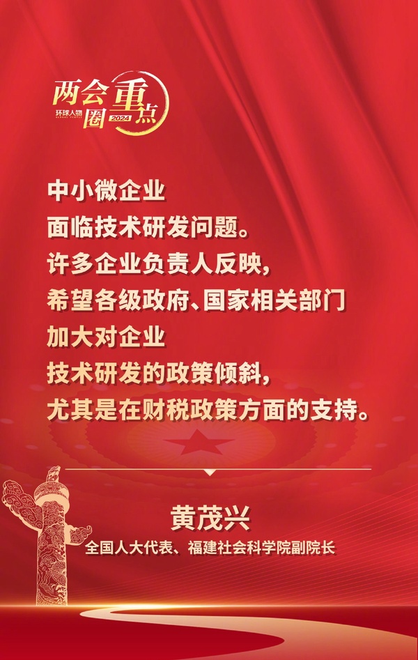 全國人大代表、福建社會科學院副院長黃茂興